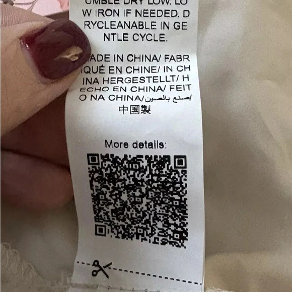 NWT Shein Ditsy Floral Print Ruffle Trim Split Thigh Dress Womens Size 6 (1599) - Picture 6 of 7